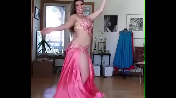 Hot Belly dance_satin dress