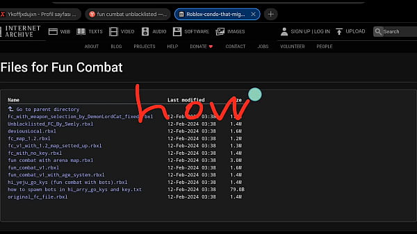 Copy link and paste yourbrowserlinki kopyalayıp tarayıcına_yapıştır How_to download Fun_Cumbat Fun cumbat nasılyüklenir Link_archive_org download Roblox condo that might work robloxcondo top g s Fun Combat