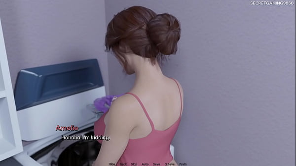 Heart Problems 13 By Xenorav - OMG His Big Ass Stepmom looks so HOT while doing Laundry! He Seduces and Kisses Hot Big Ass Mature Woman 