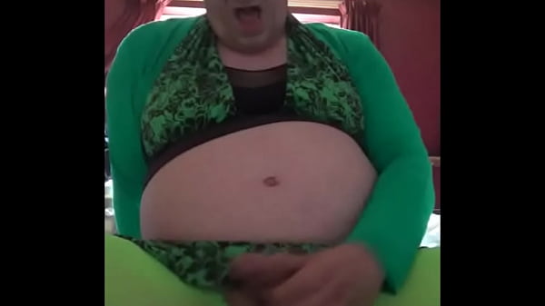 crossdresser says he wants a fuck and as he says that he shoots a big cumshot