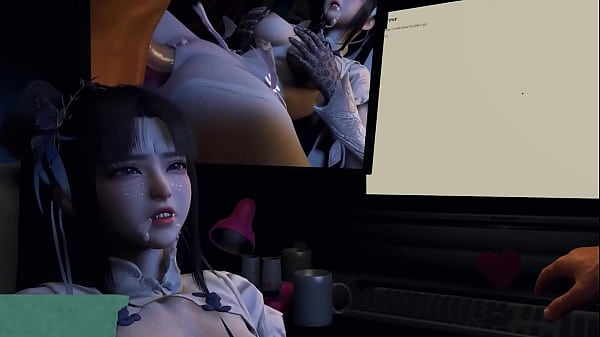 Play MP4 - 3D cute sexy college slut cheating with her big dick stepfather