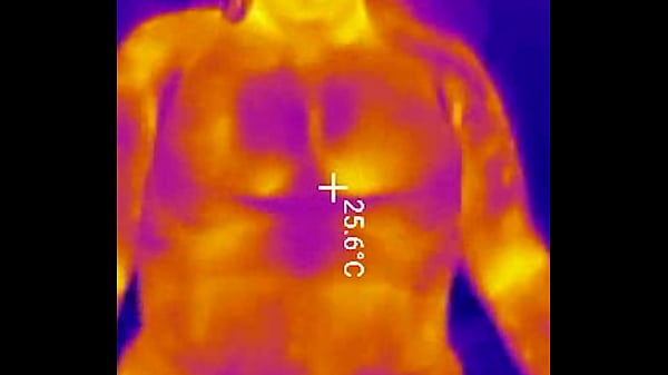 Sports bra try on boob bounce tests naked twerk tease thermal pov 4k portrait 