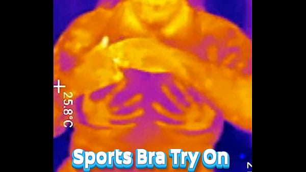 Nonton Sports Bra Try-on, Boob Bounce Tests, Naked Twerk Tease Thermal Pov (4k Portrait) thumbnail