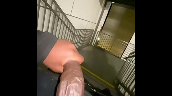 Play MP4 - Cumming in a stair case &lpar;hope no one walks in&rpar;