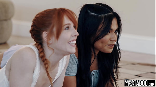 Teen gamer girls pounded by stepdads in_a hardcore anal_foursome