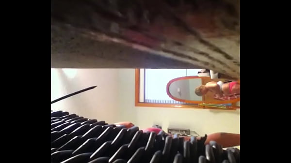 Hot milf changing after shower