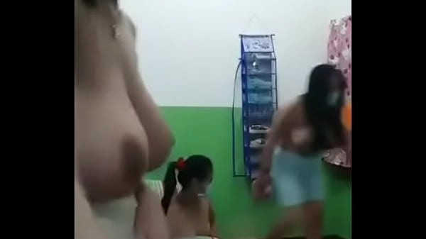 Nude girls from asia having fun in dorm