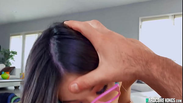 Petite_Asian sucks banana andbig dick