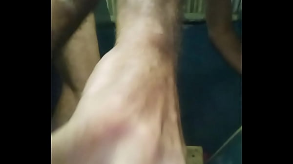 Big dildo very deep insertion