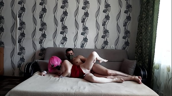 Play MP4 - Beautiful step sister in a bunny costume substituted her pussy for fucking with her