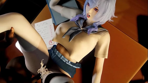 Play MP4 - 3D cute college slut wearing cut JK dress got her wet pussy fucked so hard