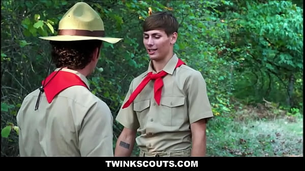 Fit Twink Scout Outdoor Sex With Scout Master 