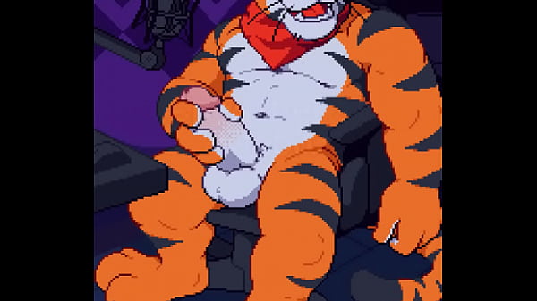 Tigre batendo uma punheta ao vivo 