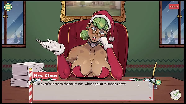 Play MP4 - Claus' Secret Surprise &lbrack; XMAS HENTAI Game &rsqb; Ep&period;1 Naughty elf and sexy santa wife &excl;