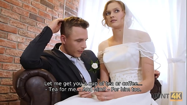 Hunt4k czech newlywed for money gets drilled in front of her groom