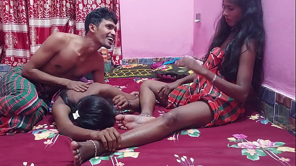 Hanif and Mst Sumona and Popy khatun beautyfull_Sluts Fuck Hard_on Private Party Threesome Bengali