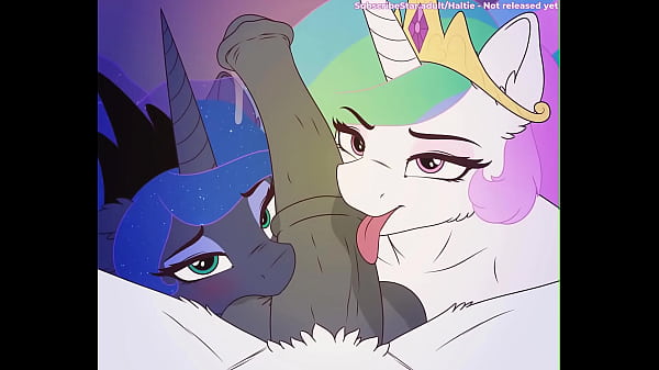 Princess_Celestiaand Princess Luna Haltie MLP porn