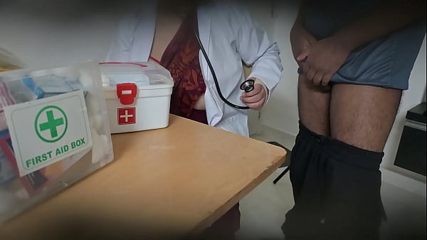 Sexy lady doctor having_fun with patients