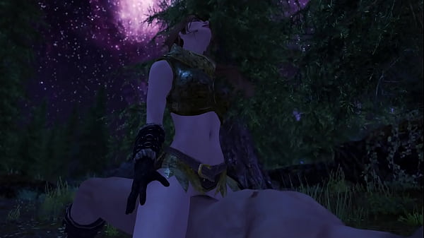 Skyrim adventurer fucks proustite in the forest 