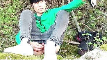 Jerking Outside Is A Risk To Be Caught By This Male Voice, But This Gay Boy Really Want Have, Butt, Cock And Balls Out thumbnail