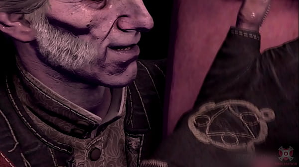 Geralt gets jacked off 