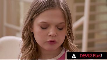 Teen babe squirts while getting fucked by her stepbro