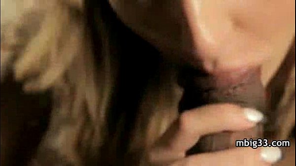 Hottie sucks_and fucks a big_black dick