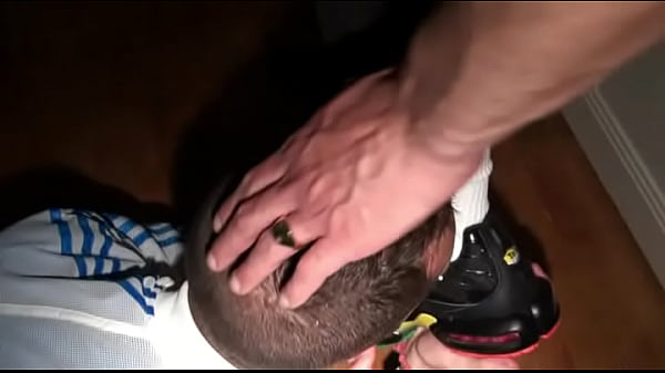 Sniff The Sneakers Of His Friend At Home thumbnail
