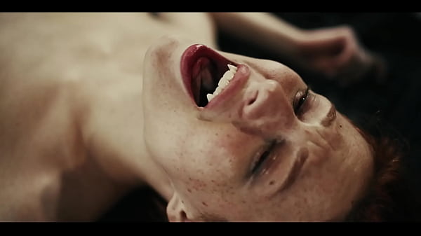 Blonde & redhead mesmerizing lesbian action sexy vampire turns hot babe into her sex slave