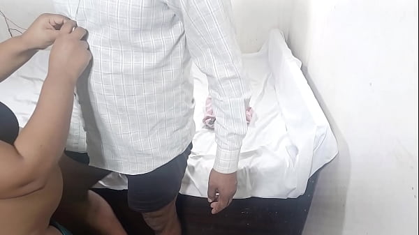 Fucked friend's stepdaughter on his cock and fucked her tight pussy 