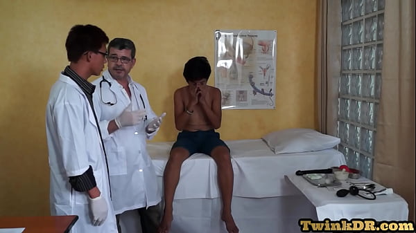 Asian patient gets his dick sucked by perverted doctor 