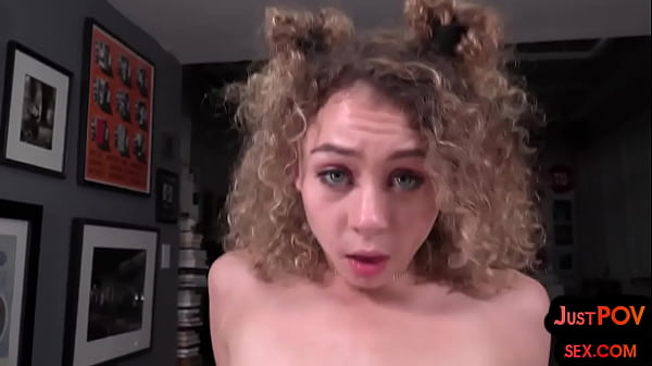 Skinny smalltits_teen toys her pussy before POV BJ and fuck