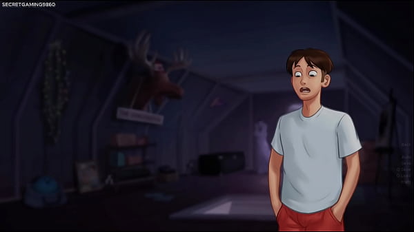 Summertime Saga By Darkcookie - Horny Slut Was Caught Masturbating In Her Room With A 30cm Monster Dildo thumbnail