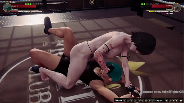 Marilith VS Kagura Naked Fighter 3D