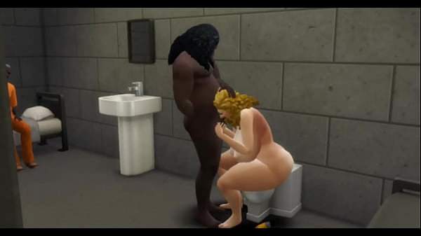 Detective fucked by black man in jail