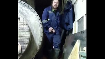 A shot of hot cum from a hard cock of a Russian gay!