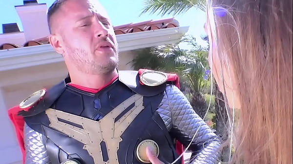 Play MP4 - Thor Fucks Abigail Mac Hard With His Super Cock - Thor Porn Cosplay Parody