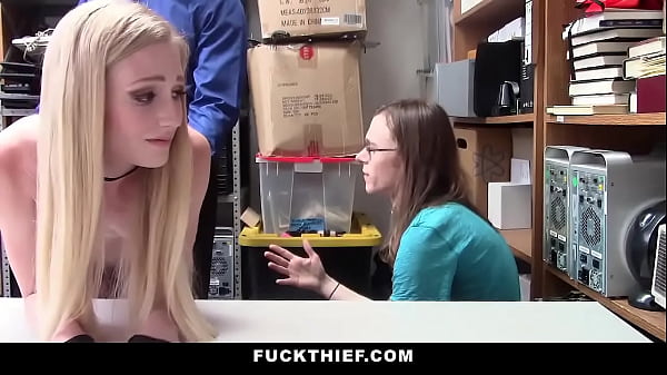 Thief Getting Dicked in Front of Her BF