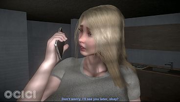 Blonde Milf With A Huge Ass Fucks A Lucky Young Man While Her Husband Is Having An Affair At Work - 3d Hentai - Ocici thumbnail