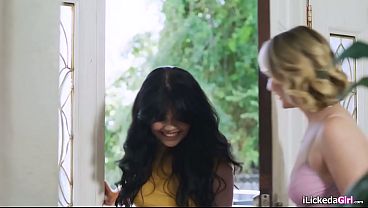 Nonton Yhivi And Her Blonde Friend Lilly Bell Finally Give In After Acting Like A Couple.she Is Rimming Her Bffs Ass.in Return Lilly Licks Her Hairy Pussy. thumbnail