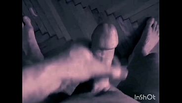 I masturbate at the window on a cold winter day. 