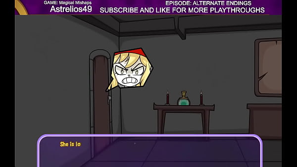 Magical mishaps alternate endings 1 i giantess anime visual novel game by jj psychoic 