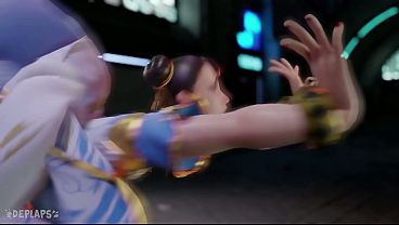 Chun-Li Kikoken Backshots