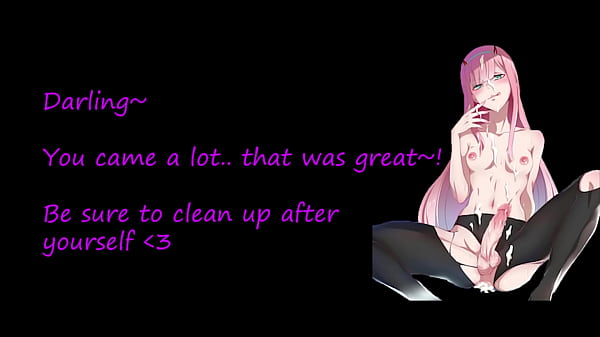 Zero Two Punishes You_Hentai Futa JOI_Oral Anal Jerk to the beat