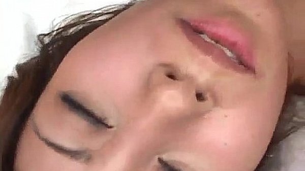 Nana Nanami gets cum on ass cheeks from sucked dicks after f 
