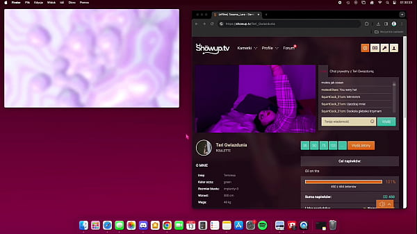 Polish music star temresa gwiazdunia is dancing to her new music