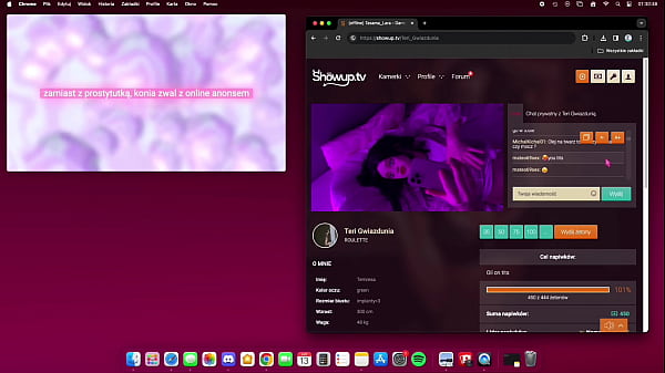 Polish music star temresa gwiazdunia is dancing to her new music