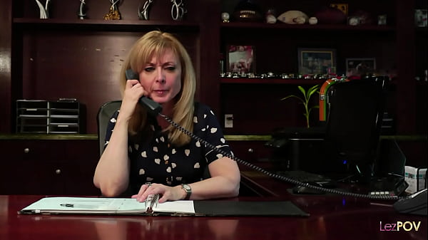 Play MP4 - The busty blonde boss lady has a secret affection and she likes licking wet cunts at her office