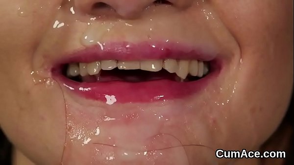 Feisty_doll gets cumshot on her face sucking allthe load