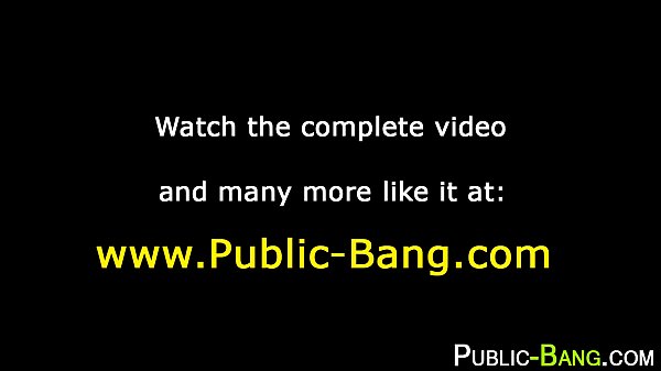 Busty asian public anal